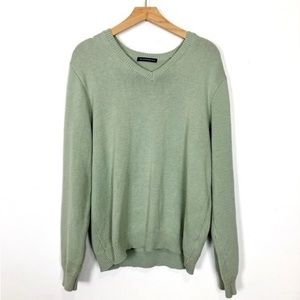 Brandy Melville Light Green V Neck Sweater